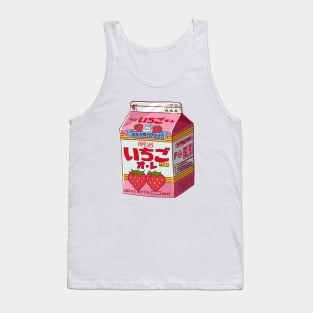 Strawberry milk print Tank Top